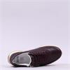 Ara New York Side Zip Laced Trainer - Merlot Cream