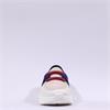 Ara New York Slip On Buckle Wedge - White Red Navy
