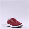 Ara Osaka 3.0 Side Zip Punched Trainer - Red Leather