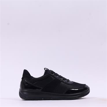 Ara Osaka 3.0 Internal Zip Lace Trainer - Black Combi