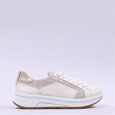 Ara Sapporo 3.0 Internal Zip Trainer - Cream Combi