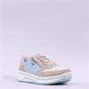 Ara Sapporo Side Zip Platform Trainer - Beige Pastel Multi
