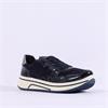 Ara Sapporo Side Zip Platform Trainer - Navy Combi