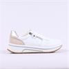 Ara Sapporo Side Zip Platform Trainer - White Yellow