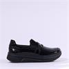 Ara Sapporo 3.0 Slip On Platform Wedge - Black Patent