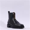 Ara Tulsa Front Zip Biker Boot - Black Leather