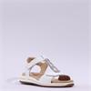 Ara Osaka Metal Plate Velcro Sandal - White Leather