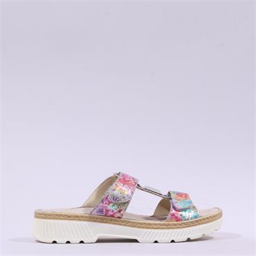 Ara Capri Sport Double Velcro Mule - Floral