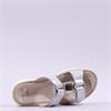 Ara Capri Sport Double Velcro Mule - Silver Shimmer
