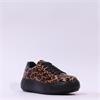 Ara Monaco Platform Laced Trainer - Black Leopard