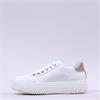 Ara Monaco Platform Laced Trainer - White Gold Patent