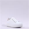 Ara Monaco Platform Laced Trainer - White Gold Patent