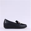 Ara Zurich 2.0 Slip On Link Wedge - Black Leather