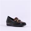Ara Zurich 2.0 Slip On Link Wedge - Black Leopard