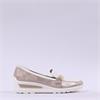 Ara Zurich 2.0 Slip On Link Wedge - Cream Gold