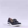 Ara Zurich 2.0 Slip On Link Wedge - Navy Leather