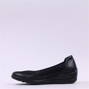 Ara Zurich 2.0 Wedge Slip On - Black Snake