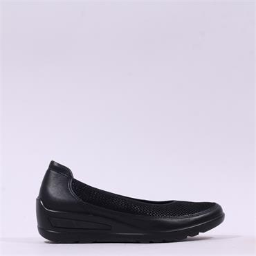 Ara Zurich 2.0 Wedge Slip On - Black Snake
