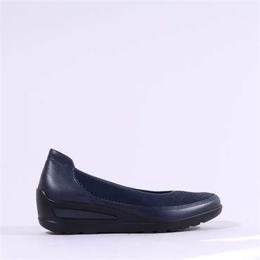 Ara Zurich 2.0 Wedge Slip On - Dark Navy