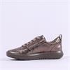 Ara Roma 3.0 Internal Zip Laced Trainer - Taupe Metallic