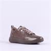 Ara Roma 3.0 Internal Zip Laced Trainer - Taupe Metallic