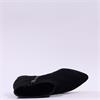 Ara Audrey Flare Block Heel Ankle Boot - Black Suede