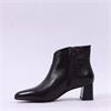 Ara Audrey Flare Block Heel Ankle Boot - Brown Leather