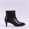 Ara Amy Mid Heel Ankle Boot - Brown Croc