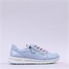 Ara Osaka 2.0 Side Zip Lace Trainer - Baby Blue