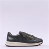 Ara Osaka 2.0 Side Zip Lace Trainer - Green Leather