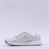 Ara Osaka 2.0 Side Zip Lace Trainer - Silver Shimmer