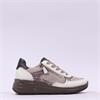 Ara Garda Side Zip Wedge Trainer - Snake Combi
