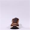 Ara Garda Side Zip Wedge Trainer - Tan Leopard Combi