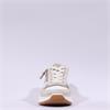 Ara Garda Side Zip Wedge Trainer - White Beige