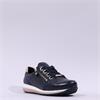 Ara Osaka Comfort Laced Trainer Side Zip - Dark Navy