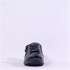 Ara Osaka Comfort Laced Trainer Side Zip - Navy Patent Shimmer