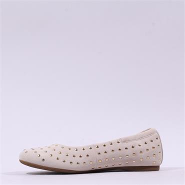 Gabor Janice Studded Pump - Beige Suede
