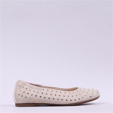 Gabor Janice Studded Pump - Beige Suede