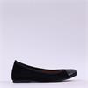 Gabor Janelle Toe Cap Pump - Black Suede