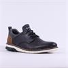 Rieker Men Laced Shoe - Navy Leather