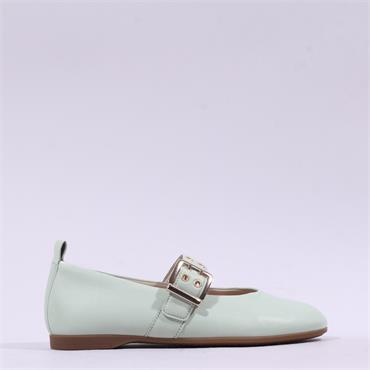 Gabor Intuition Buckle Flat Shoe - Pistachio