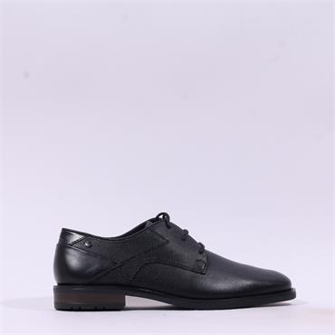 Marco Tozzi Men Sherman Derby Dress Shoe - Black Leather