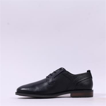 Marco Tozzi Men Sherman Dress Shoe - Black Leather