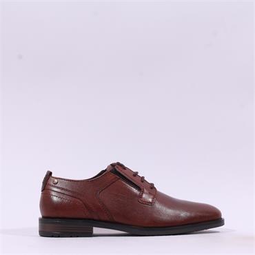 Marco Tozzi Men Sherman Dress Shoe - Cognac Leather