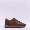 Marco Tozzi Men Fulham Laced Trainer - Brown Combi Leather