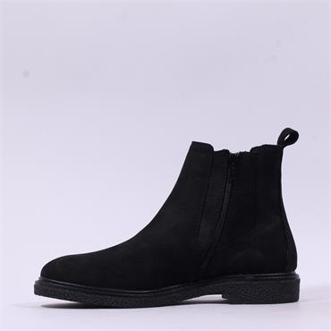 Marco Tozzi Men Brighton Chelsea Boot - Black Suede