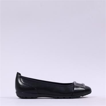 Marco Tozzi Dongo Square Brooch Pump - Black