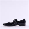 Marco Tozzi Apo Two Pin Mary Jane Pump - Black Patent