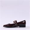 Marco Tozzi Apo Two Pin Mary Jane Pump - Bordeaux Patent