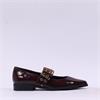Marco Tozzi Apo Two Pin Mary Jane Pump - Bordeaux Patent